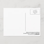 Kleurrijk Jerusalem Briefkaart (Achterkant)