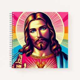 Kleurrijk Jesus notitieboek! Notitieboek