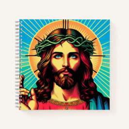 Kleurrijk Jesus notitieboek! Notitieboek
