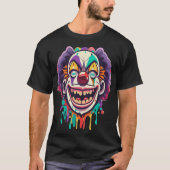 Kleurrijk Joker ontwerp T-shirt (Voorkant)