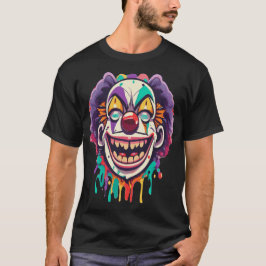 Kleurrijk Joker ontwerp T-shirt