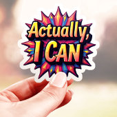 Kleurrijk kan ik eigenlijk wel sticker