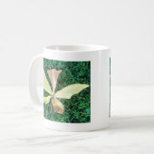 Kleurrijk kastanjeboomblad koffiemok (Voorkant links)