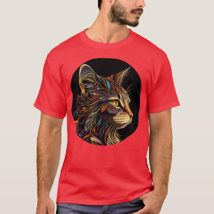 Kleurrijk Kat Lover is elke dag fijn T-shirt