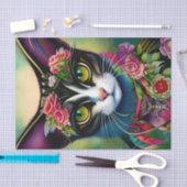 Kleurrijk Kat Tissuepapier (Craft)