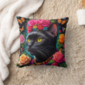 Kleurrijk kattenkussen! kussen (Deken)