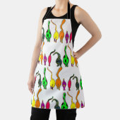 Kleurrijk kattenpeuterpatroon schort (Insitu)