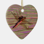 Kleurrijk keramiek ornament van een libel (Rechts)