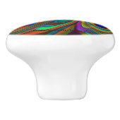 Kleurrijk Keramische Knop (Zijkant)