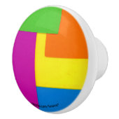 kleurrijk keramische knop (Rechts)