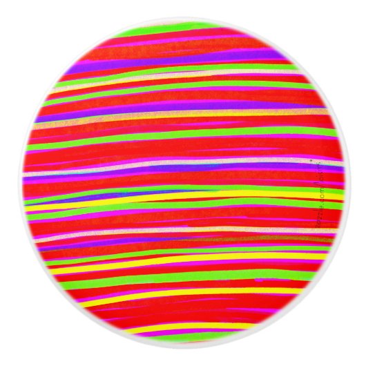 kleurrijk keramische knop (Voorkant)