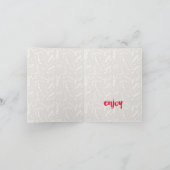 Kleurrijk Kerst Kaart Houder (Binnen)