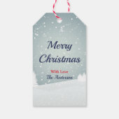 Kleurrijk Kerst Kabouter Cadeau Label Cadeaulabel (Achterkant)