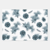 Kleurrijk kerstbes vakantie patroon inpakpapier vel (Voorkant 2)