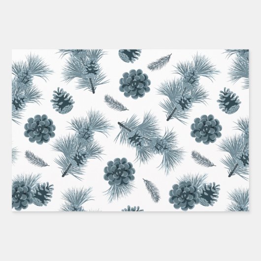 Kleurrijk kerstbes vakantie patroon inpakpapier vel (Voorkant 2)