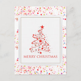 Kleurrijk kerstBriefkaart Feestdagenkaart