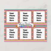 Kleurrijk kerstBriefkaart HAMbWG Briefkaart (Voorkant)