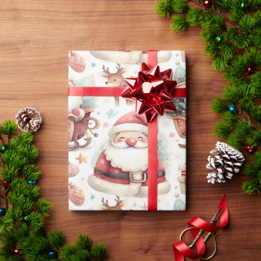 Kleurrijk kerstcadeaupapier cadeaupapier (Feestdagen Geschenken)