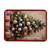 "Kleurrijk kerstdecor" Magneet (Horizontaal)