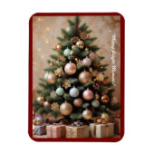 "Kleurrijk kerstdecor" Magneet (Verticaal)