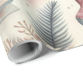 Kleurrijk kerstinpakpapier ontwerp cadeaupapier (Rol Hoek)