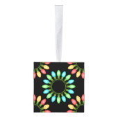 Kleurrijk kerstlamppatroon op maat decoratie (Rechts)