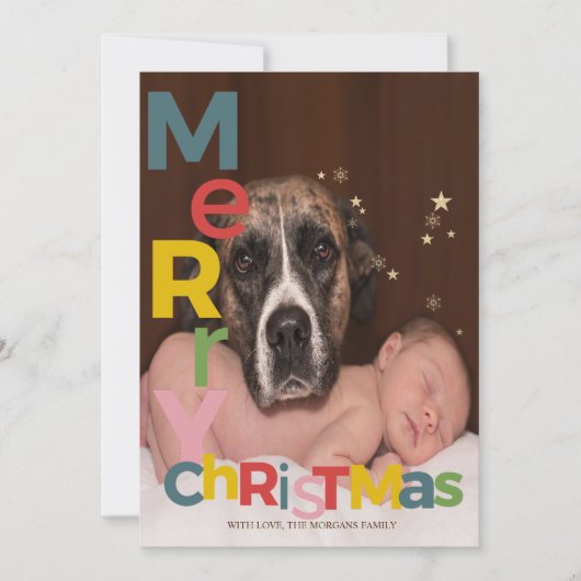 Kleurrijk Kerstmis Foto (Voorkant)
