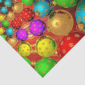 Kleurrijk kerstornament Jubilee Tissuepapier (Detail)