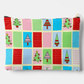 Kleurrijk kerstpatroon etui (Achterkant)