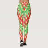 Kleurrijk kerstpatroon leggings (Achterkant)
