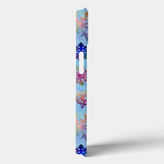 kleurrijk kerstpatroon met snowflakes Case-Mate iPhone case (Achterkant / Rechts)