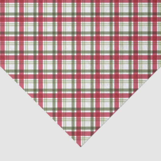 Kleurrijk kerstrood groen geplakt patroon tissuepapier (Detail)