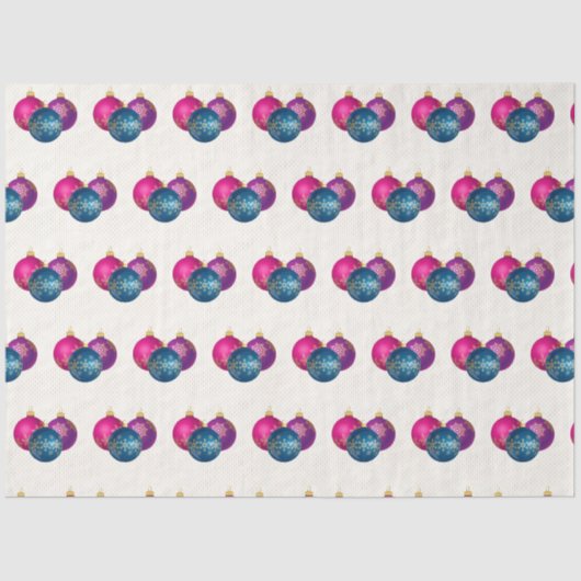 Kleurrijk kerstsierpapier tissuepapier (Voorkant)