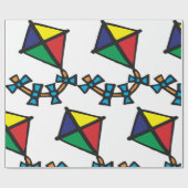 Kleurrijk kietenpakpapier cadeaupapier (Vlak)