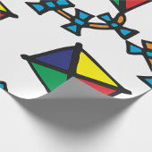 Kleurrijk kietenpakpapier cadeaupapier