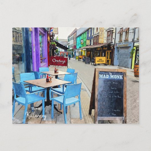 Kleurrijk Killarney-Ierland Briefkaart (Voorkant)