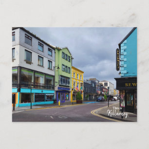 Kleurrijk Killarney- Ierland Briefkaart