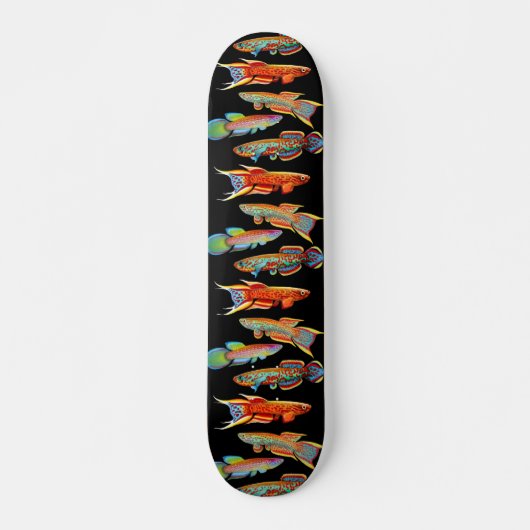 Kleurrijk Killifish Skateboard (Voorkant)
