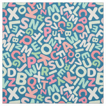 kleurrijk kinder alfabet door de tuin