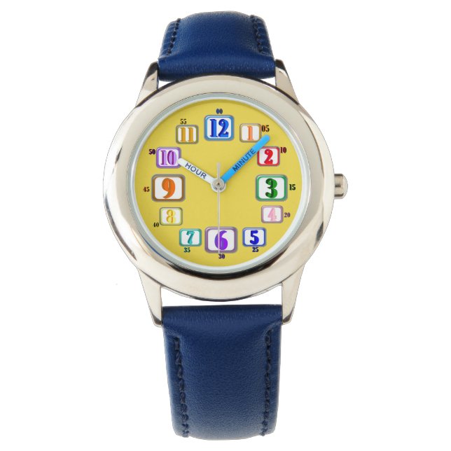 Kleurrijk Kinderhorloge Horloge (Voorkant)