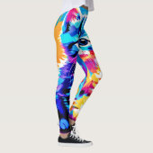 Kleurrijk kittenontwerp leggings (Rechts)