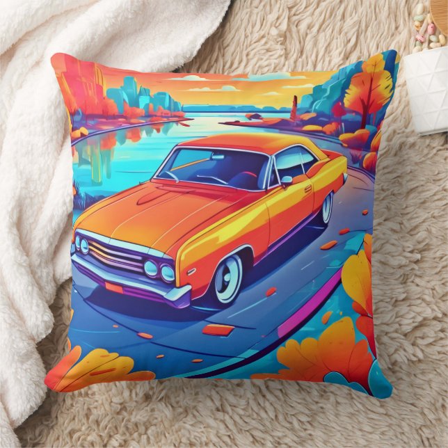 Kleurrijk Klassiek Rit Ontwerp Kussen (Deken)