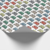 kleurrijk klassiek verpakkingspapier voor auto ' s cadeaupapier (Hoek)