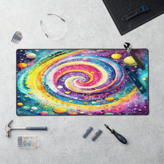 KLEURRIJK KLASSIEK WATERVERF BUITENRUIMTE ONTWERP BUREAUMAT (Werkstation)