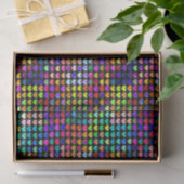 Kleurrijk klein liefdespapier tissuepapier (Geschenk)