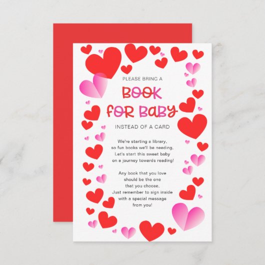 Kleurrijk klein schatboekje voor Baby Enclosure Informatiekaartje (Voorkant / Achterkant)