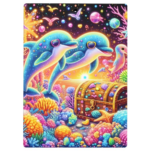 kleurrijk klembord (Achterkant)