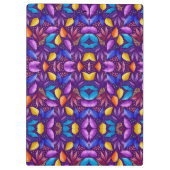 Kleurrijk klembord met een symmetrisch (Achterkant)