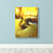 Kleurrijk Kleur Mos Agat Foto Ontwerp Canvas Afdruk (Insitu (Houten vloer))
