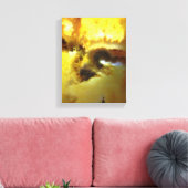 Kleurrijk Kleur Mos Agat Foto Ontwerp Canvas Afdruk (Insitu (Woonkamer))